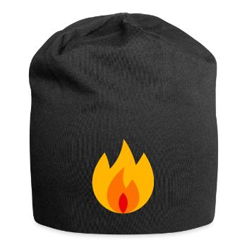 Fire - Jersey Beanie - black - Front