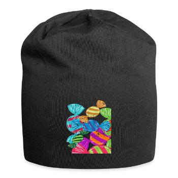 Bonbons - Bonnet en jersey - noir - Devant