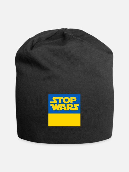 Ukraine - Bonnet en jersey - noir
