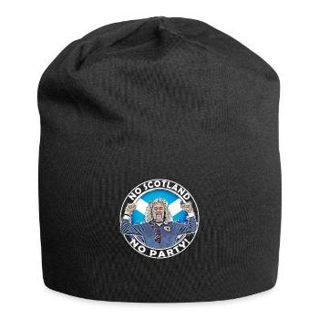 No Scotland No Party - Das große Yin - Jersey-Beanie - Schwarz - Vorne