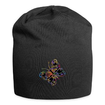Butterfly - Jersey Beanie - black - Front