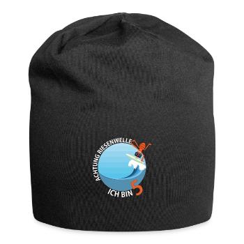Achtung Riesenwelle Ich bin 5 - Jersey-Beanie - Schwarz - Vorne