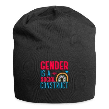 Gender is a Social Construct - Jersey-Beanie - Schwarz - Vorne
