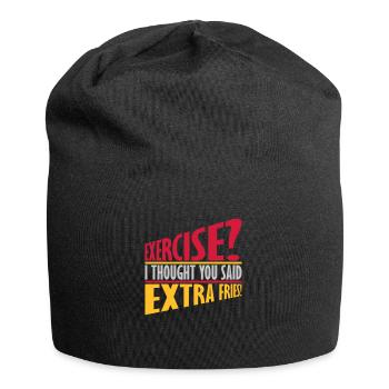 Exercice Extra Fries Citation - Bonnet en jersey - noir - Devant