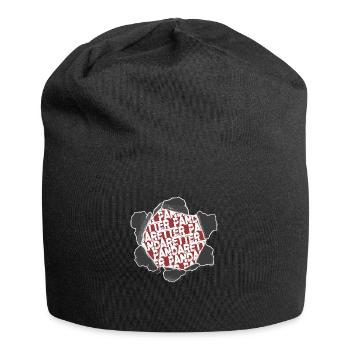 gerechtigkeit grizzlybär dobermann - Jersey-Beanie - Schwarz - Vorne