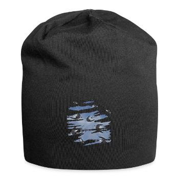 Oiseaux - Bonnet en jersey - noir - Devant