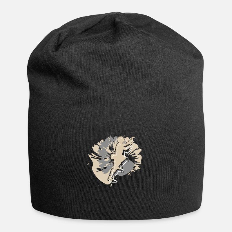 Valentine's Day climbing for men - Jersey Beanie - black