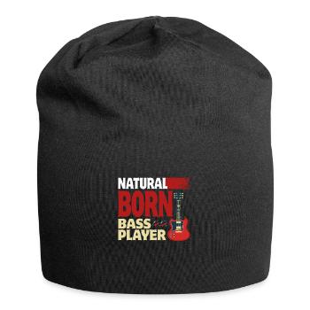 Geborener Bassist - Jersey-Beanie - Schwarz - Vorne