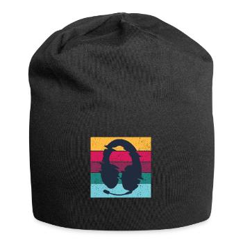 Jeu Écouter Gaming Gamer Cadeau Joueur Joueur - Bonnet en jersey - noir - Devant