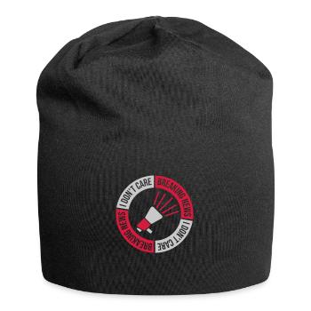 Breaking news don't care - Jersey-Beanie - Schwarz - Vorne