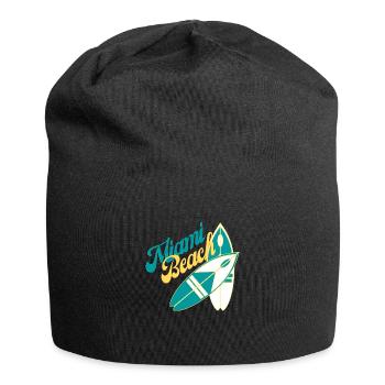 Miami beach - Bonnet en jersey - noir - Devant