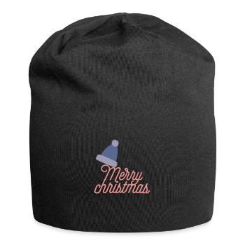 Merry christmas - Jersey-Beanie - Schwarz - Vorne