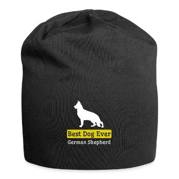 Meilleur chien de berger allemand - Bonnet en jersey - noir - Devant
