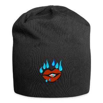 Lips seek tears v11.00 - Jersey Beanie - black - Front