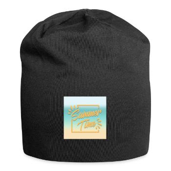 SUMMER TIME, the time of summer - Jersey Beanie - black - Front