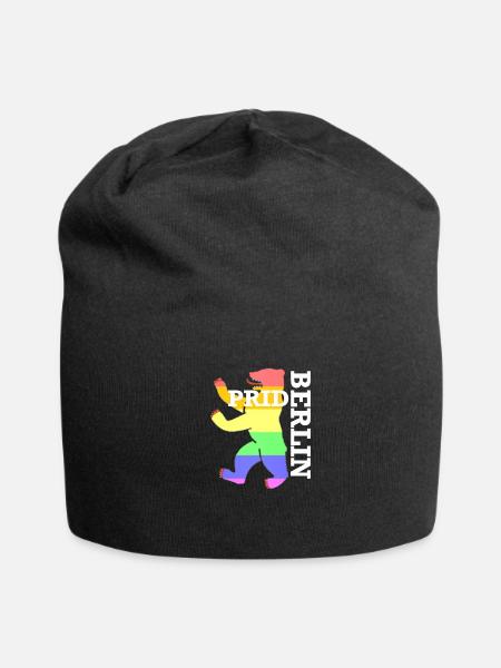 LGBT Berlin Pride Bär - Jersey-Beanie - Schwarz