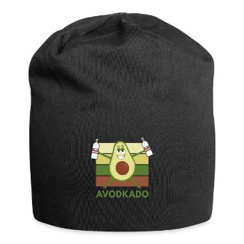Avodkado Avocado Vodka trinken saufen alkohol - Jersey-Beanie - Schwarz - Vorne