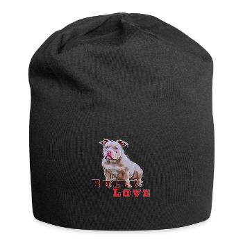 American Pocket BullyLove - Bonnet en jersey - noir - Devant
