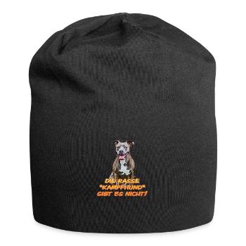 Spruch 07 - Jersey-Beanie - Schwarz - Vorne