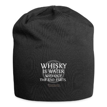 whisky is water - Jersey-Beanie - Schwarz - Vorne