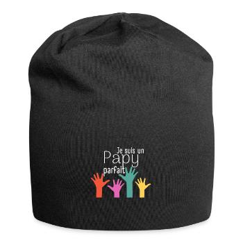 Je suis un Papy parfait - Bonnet en jersey - noir - Devant
