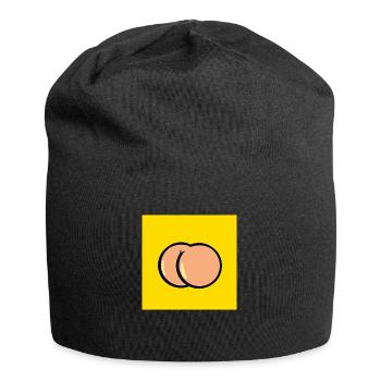 Hinterchen - Jersey-Beanie - Schwarz - Vorne