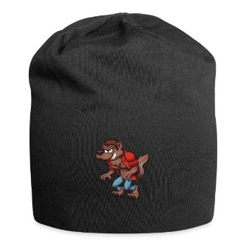 Loup-garou - Bonnet en jersey - noir - Devant
