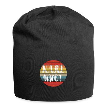 Karl Who? - Jersey-Beanie - Schwarz - Vorne