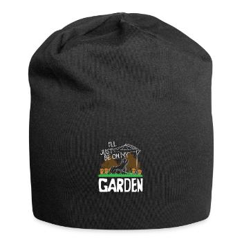 Garden Relaxation Relax Gift Quote - Jersey Beanie - black - Front