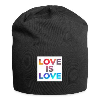 Love is Love - Jersey-Beanie - Schwarz - Vorne