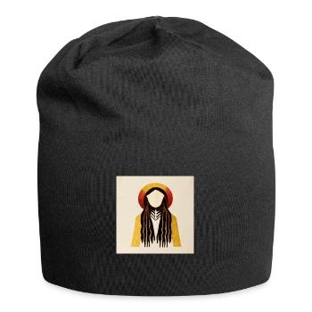 Jamaica Rastfarian - Jersey Beanie - black - Front