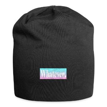 Whatever - Jersey-Beanie - Schwarz - Vorne