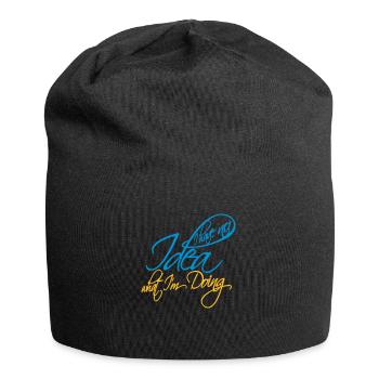 I Have No Idea - Jersey Beanie - black - Front