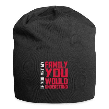 you would understand quote - Jersey Beanie - black - Front