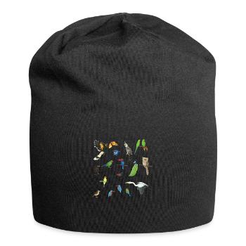 Asiens Vögel - Jersey-Beanie - Schwarz - Vorne