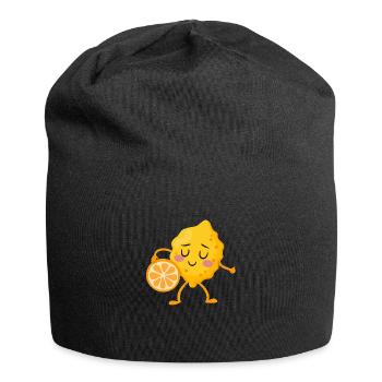 Facile peasy citron faire orange squeesy, fou Zit - Bonnet en jersey - noir - Devant