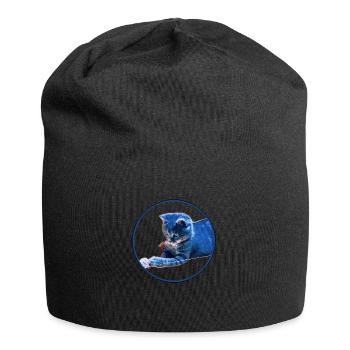 Playing kittens - Jersey Beanie - black - Front