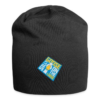 goose on the loose - Jersey-Beanie - Schwarz - Vorne
