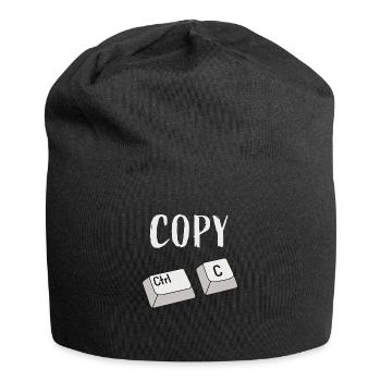 Ctrl C Copy - Jersey Beanie - black - Front