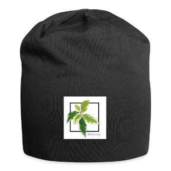TROPICAL - Jersey Beanie - black - Front