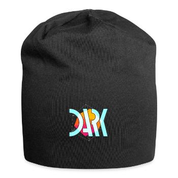 Dark Streetwear - Jersey-Beanie - Schwarz - Vorne