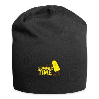 Summer Junkie Heat Sun Worshipper Gift - Jersey Beanie - black - Front