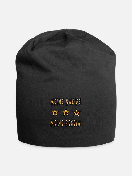 Kneipe - Jersey-Beanie - Schwarz
