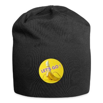 Allons-y - Bonnet en jersey - noir - Devant