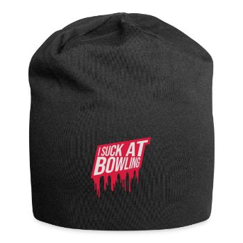 Je suis nul au bowling - Bonnet en jersey - noir - Devant