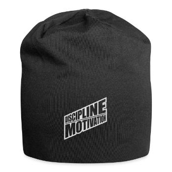 Citation de discipline sur la motivation - Bonnet en jersey - noir - Devant