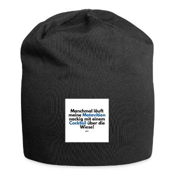 Motivation - Jersey-Beanie - Schwarz - Vorne
