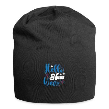 Bonjour Nouvel An - Bonnet en jersey - noir - Devant