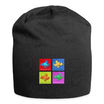 Poison dart frog - Jersey Beanie - black - Front