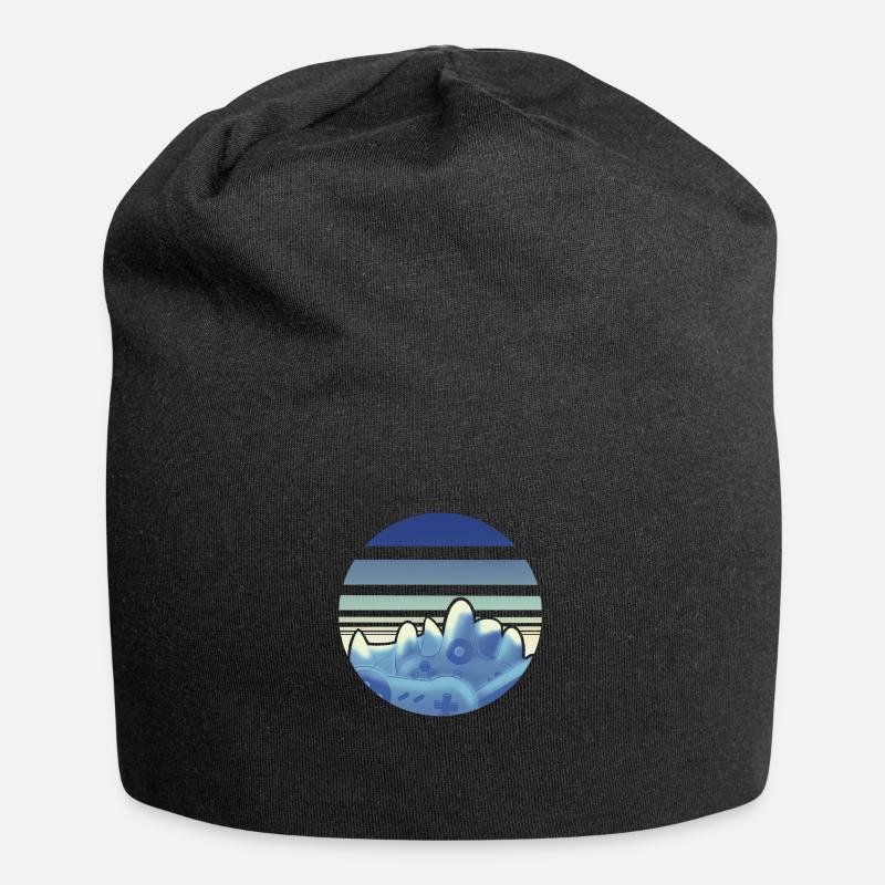 Retrogaming Gamer "" - Jersey-Beanie - Schwarz
